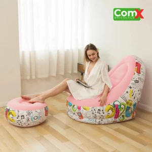Canapés + Pouf Gonflable – Confort, Style et Mobilité