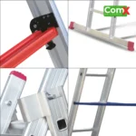 Échelle coulissante aluminium industriel Casaline 2 X 3.55Mt 2*12 Marche