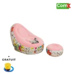 Canapés + Pouf Gonflable – Confort, Style et Mobilité